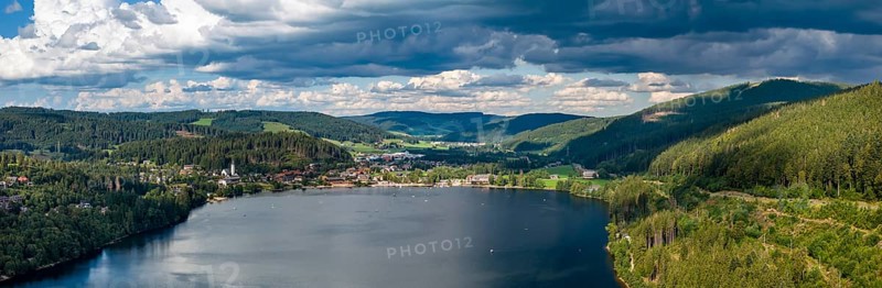 Landscape with Titisee in the Black Forest