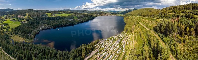 Landscape with Titisee in the Black Forest