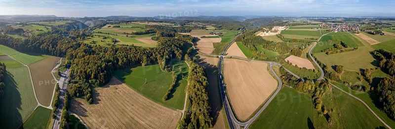 A8 motorway on the Swabian Alb
