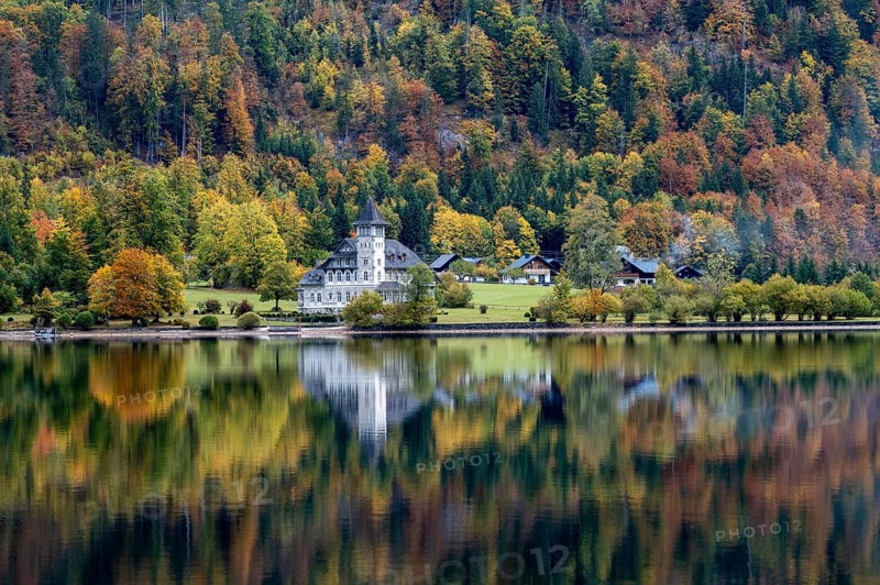 Morning atmosphere at Grundlsee