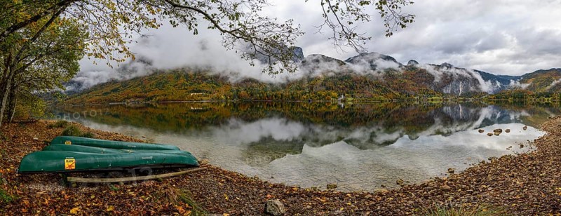 Morning atmosphere at Grundlsee