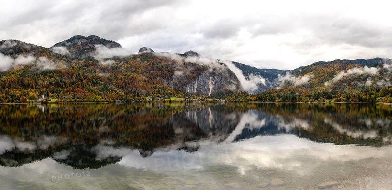 Morning atmosphere at Grundlsee