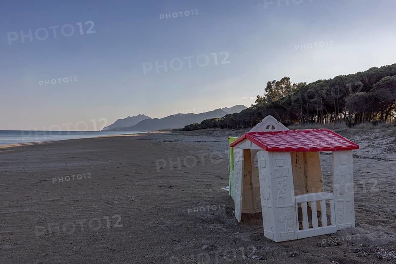 Playhouse on the beach