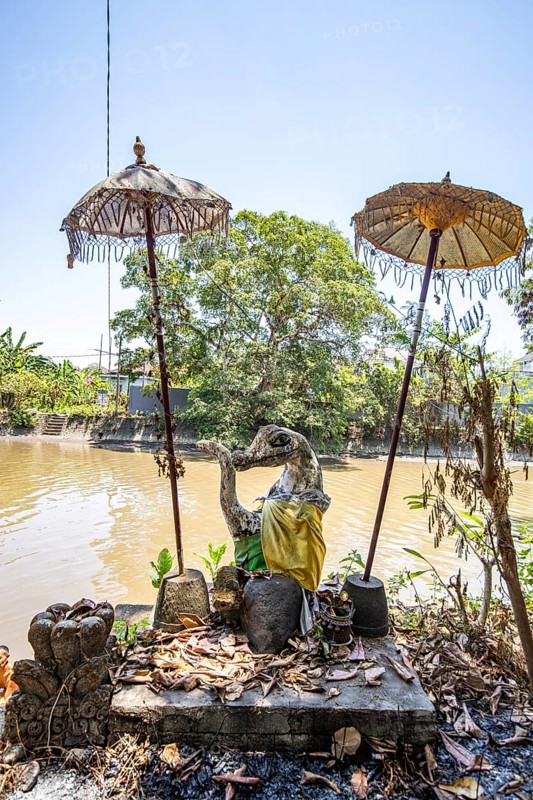 An abandoned temple and site in Bali
