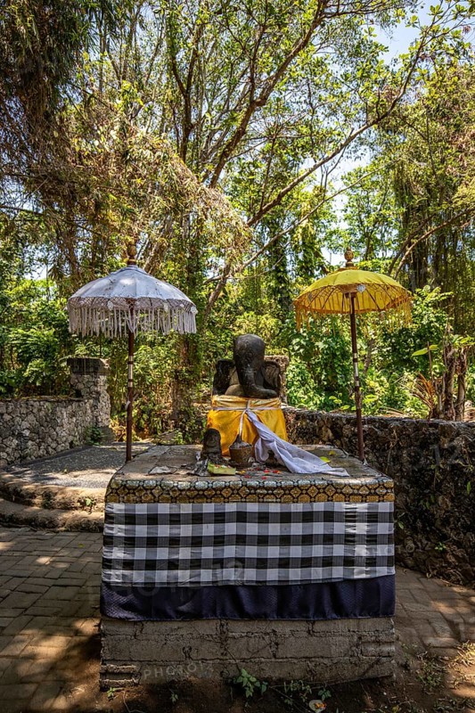 An abandoned temple and site in Bali