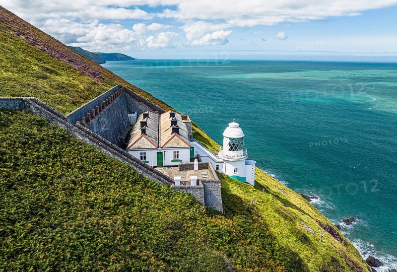 The Lighthouse Keepers Cottage from a drone