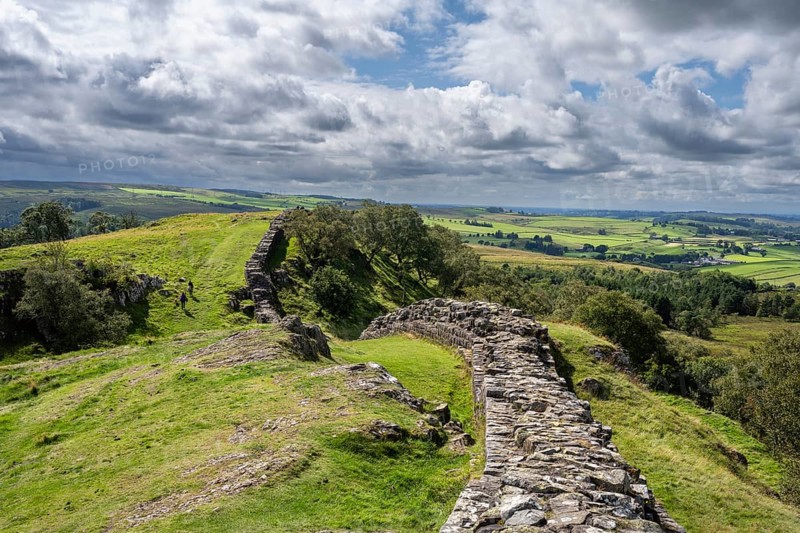 Hadrian's Wall at Walltown Crags