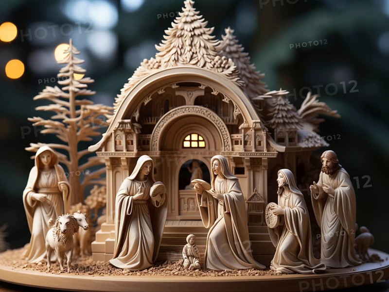 Christmas nativity scene