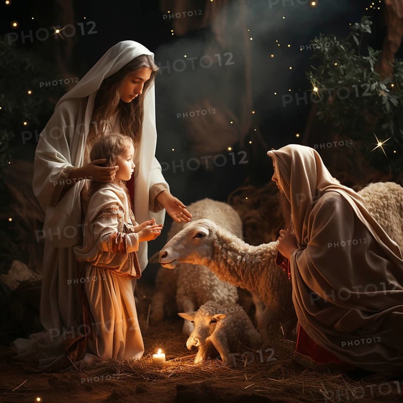 Christmas nativity scene