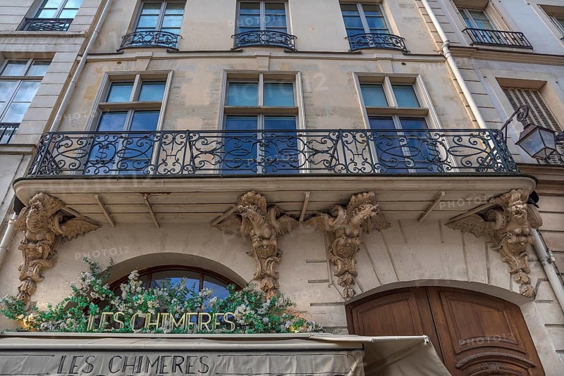 Chimeras on the outside of Les Chimères