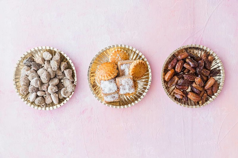 Assortment traditional oriental sweets