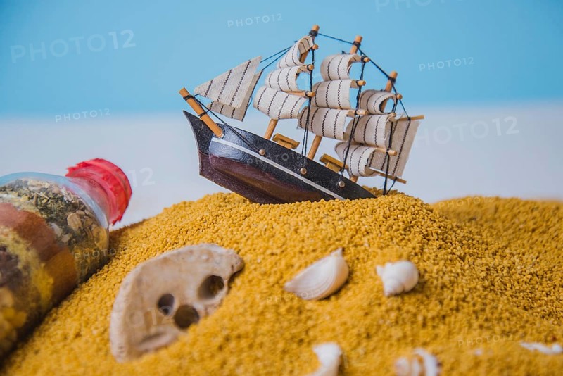 Beach sailing boat concept