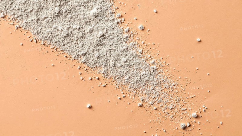 Close up mixture clay powder
