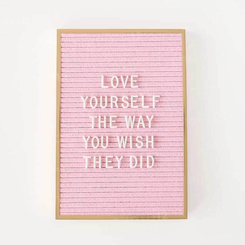 Motivational text board view
