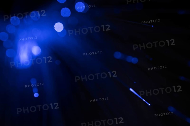Optical fiber cables with blue light
