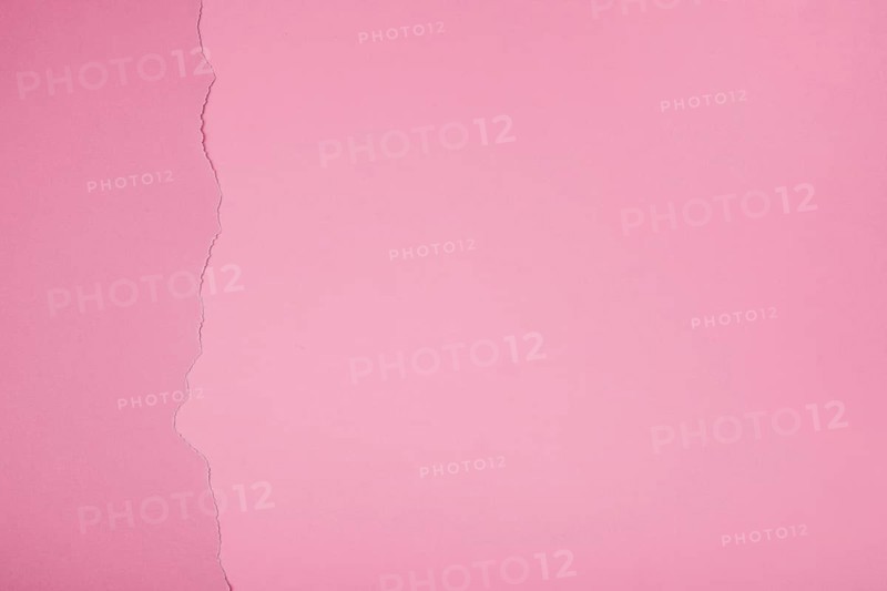 Paper surface with rupture