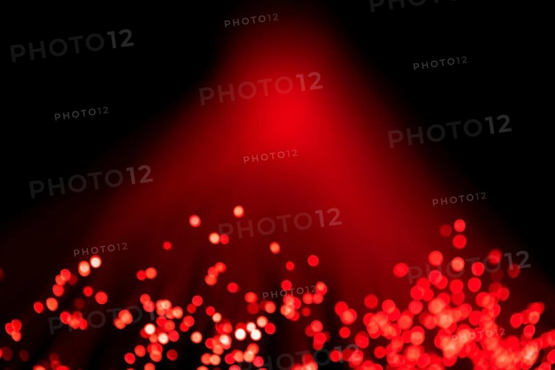 Red light digital optical fiber lights