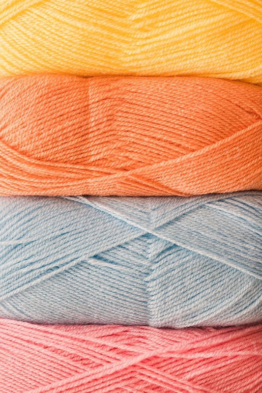 Skeins soft yarn