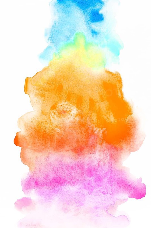 Splashes three bright colors
