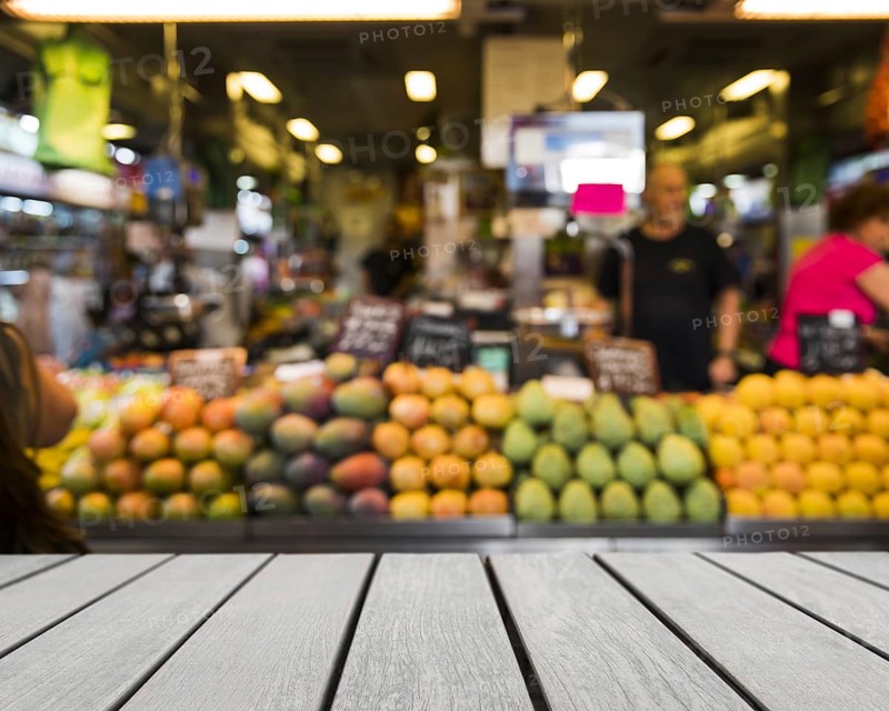 Tabletop looking out fruits