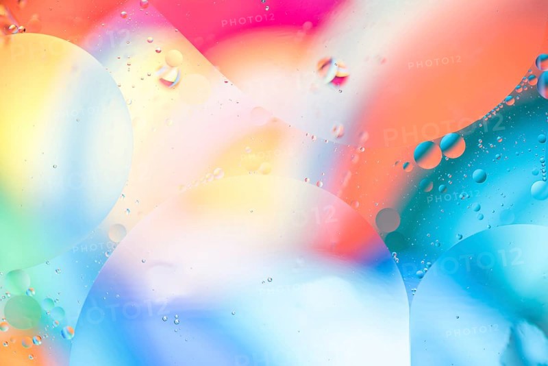 Vivid colorful bright circles