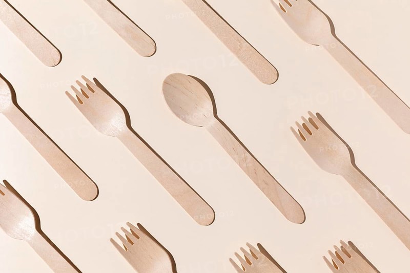 Bio cardboard forks spoons