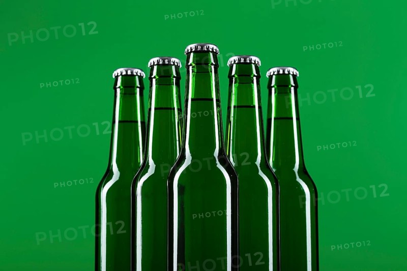 Low angle beer bottle pack