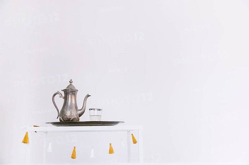 Ramadan composition with tea pot