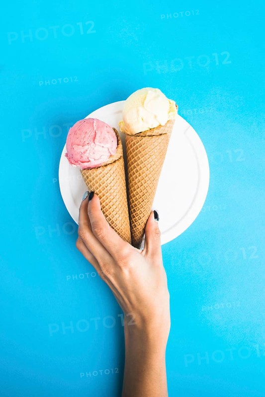 Summer ice cream concept