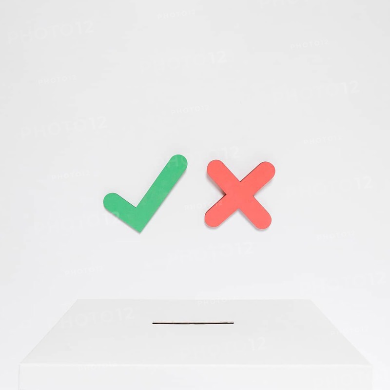 Elections choice concept with copy space