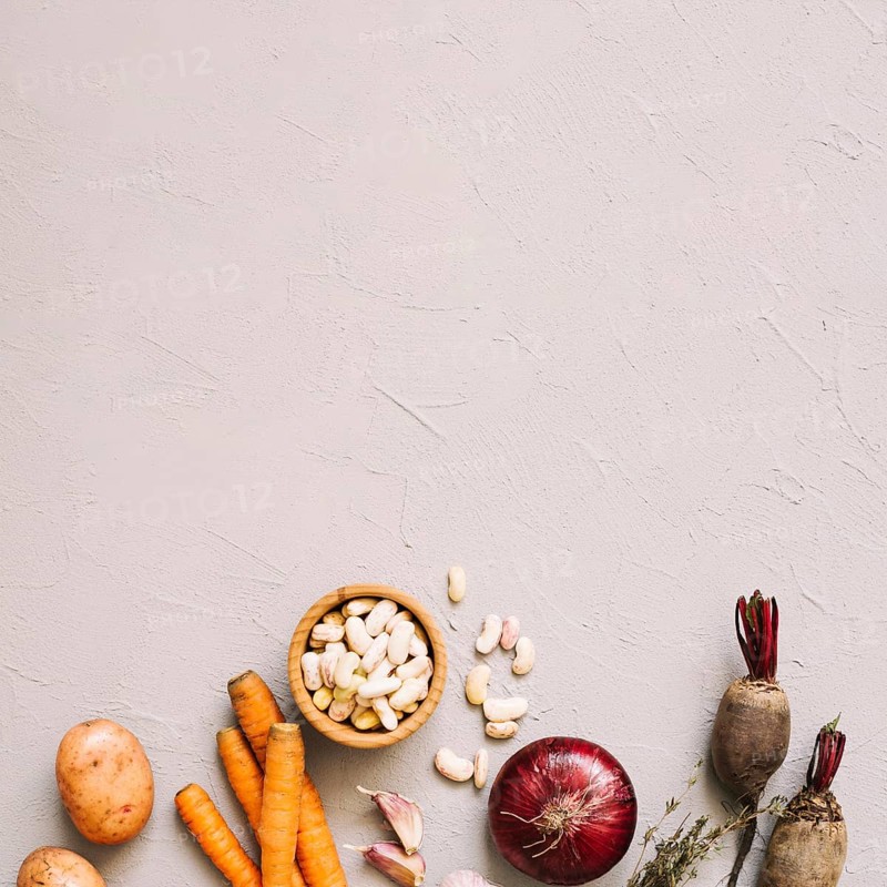 Harvested different vegetables