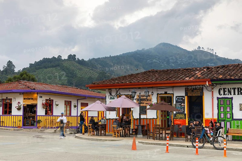 Historic Paisa-style houses