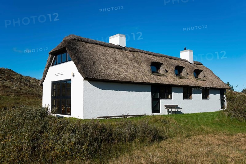 Thatched house at Rabjerg Mile