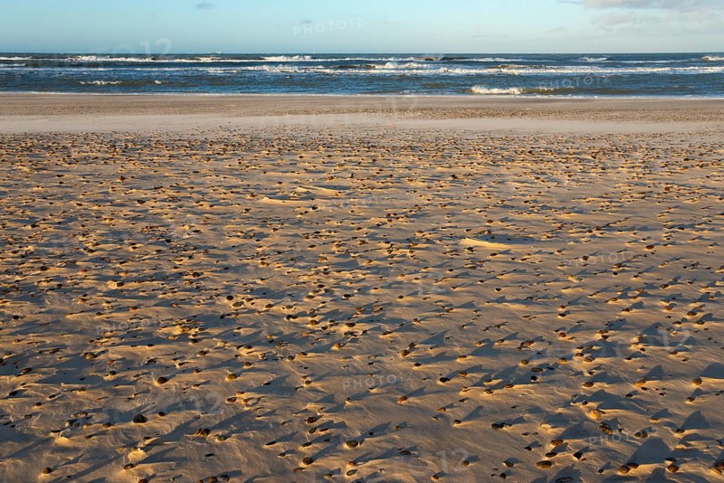 North Sea beach at the meeting of the North Sea and the Baltic Sea