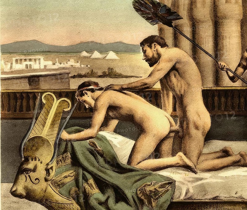 Man and woman having sex