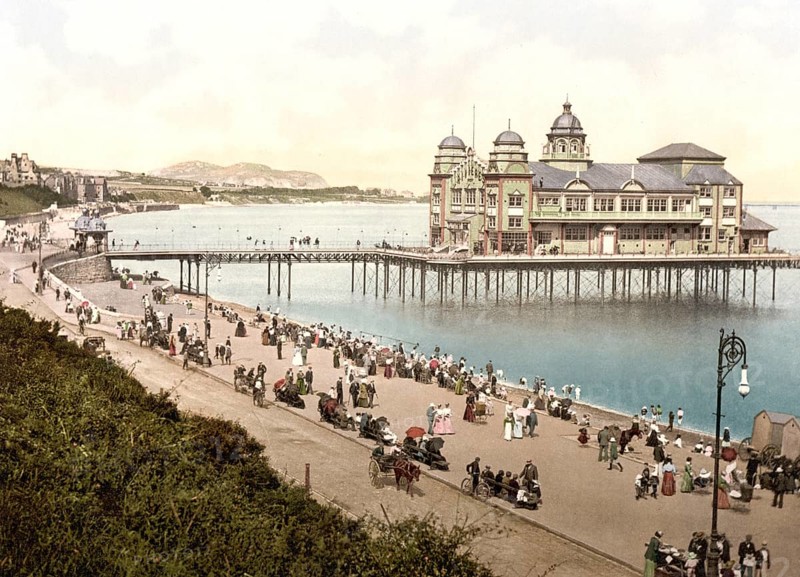 Pier and pavilion