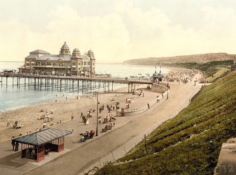 Pier and pavilion
