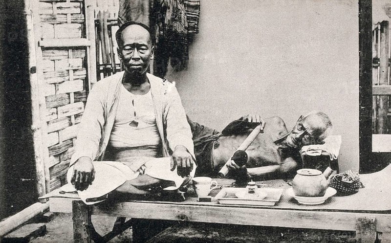 Two opium smokers