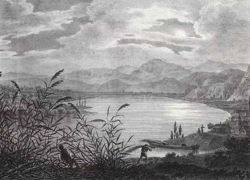 Die Donau im damaligen Moldau