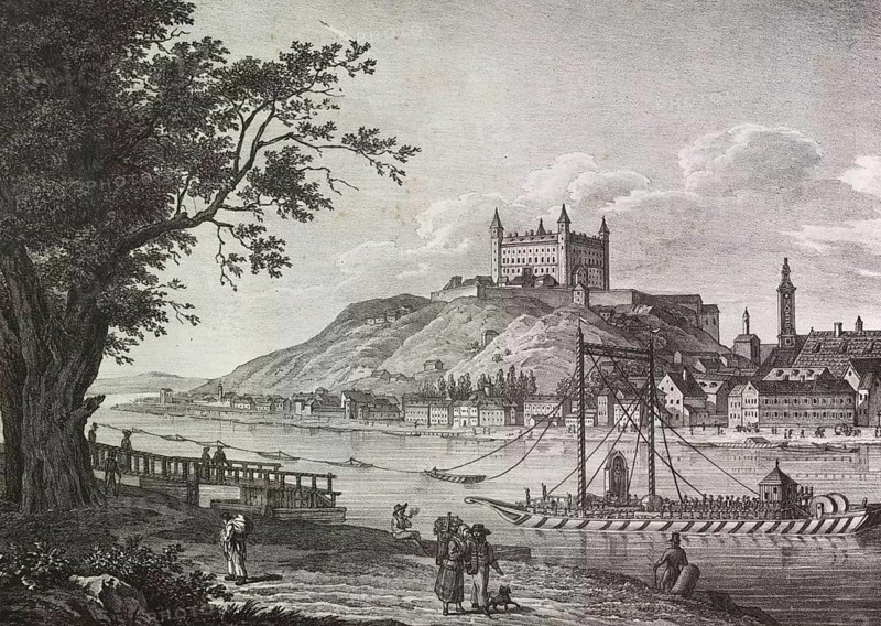 Die Donau bei Pressburg