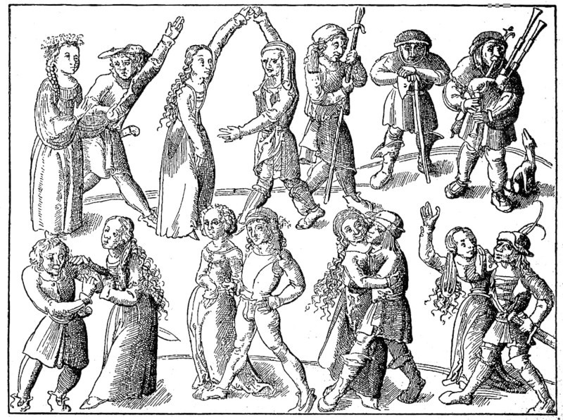 Dancing peasants