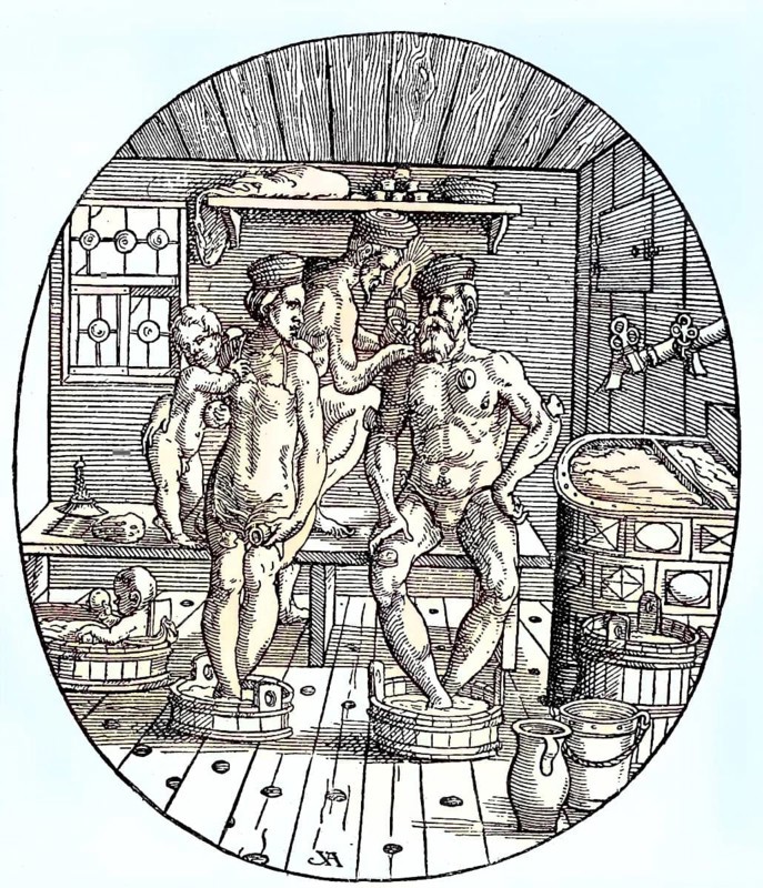 Situation in a Bathing house in the 16th century