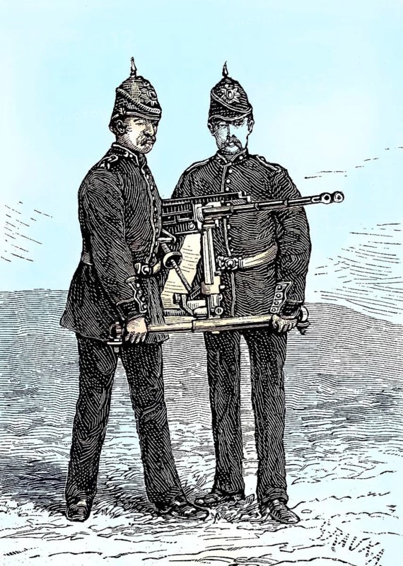 Gardner gun was an early mechanical machine gun used by the British forces in the Sudan