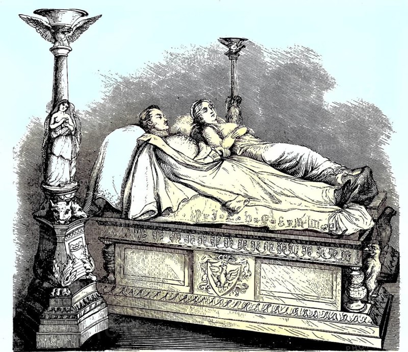The tomb of Frederick William III and Queen Louise of Prussia