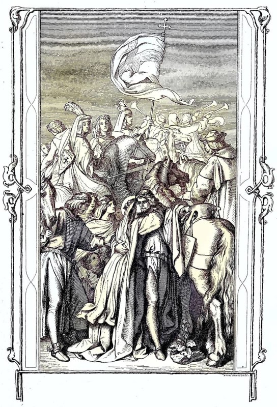 Farewell Elizabeth of her man in an excerpt of the Holy Land