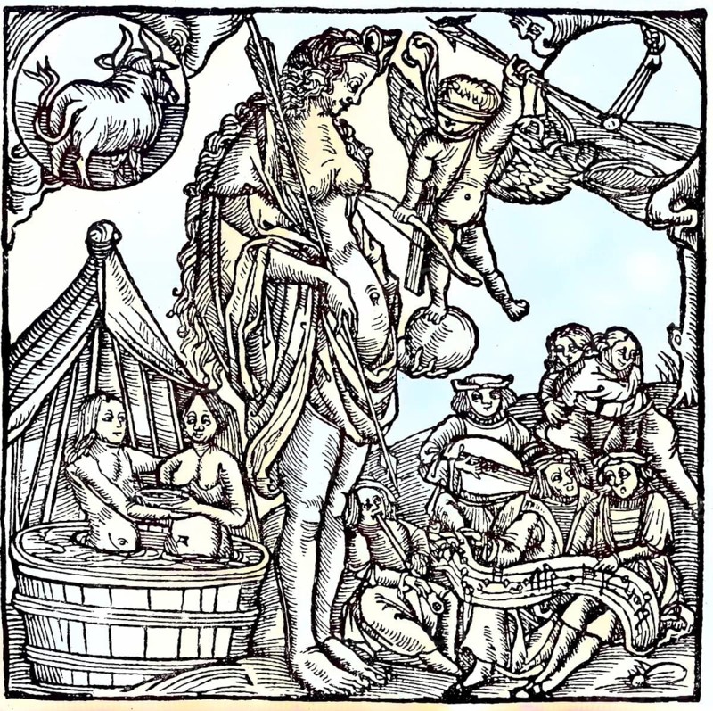 Situation in a Bathing house in the 16th century