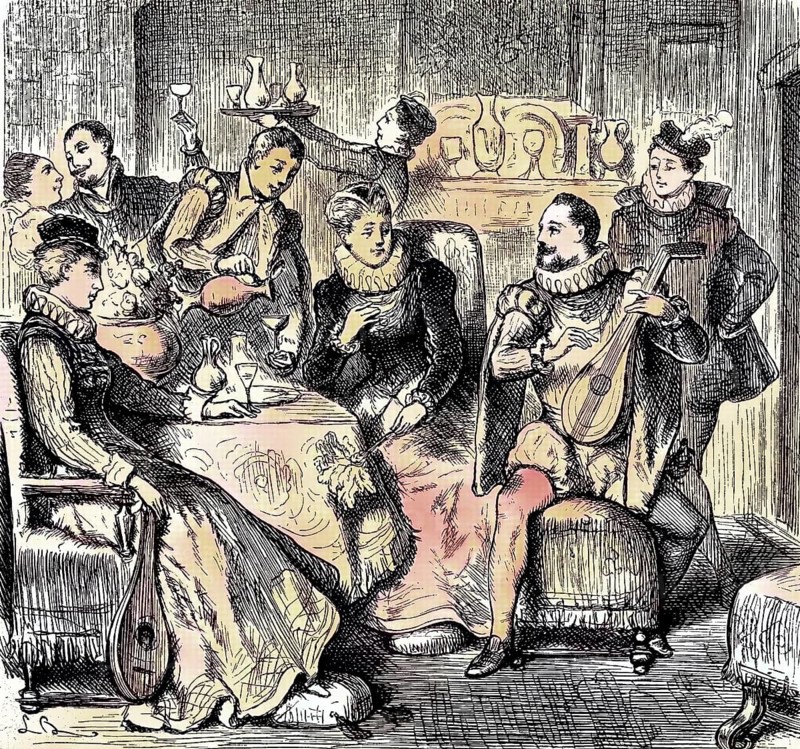 Der Saenger Riccio im Gemach der Koenigin Elisabeth Tudor