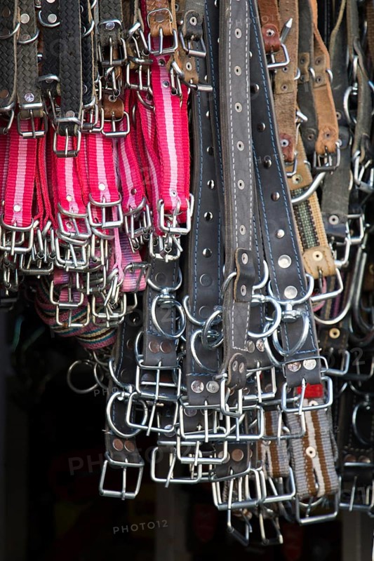 Belts with buckles as element of clothing design