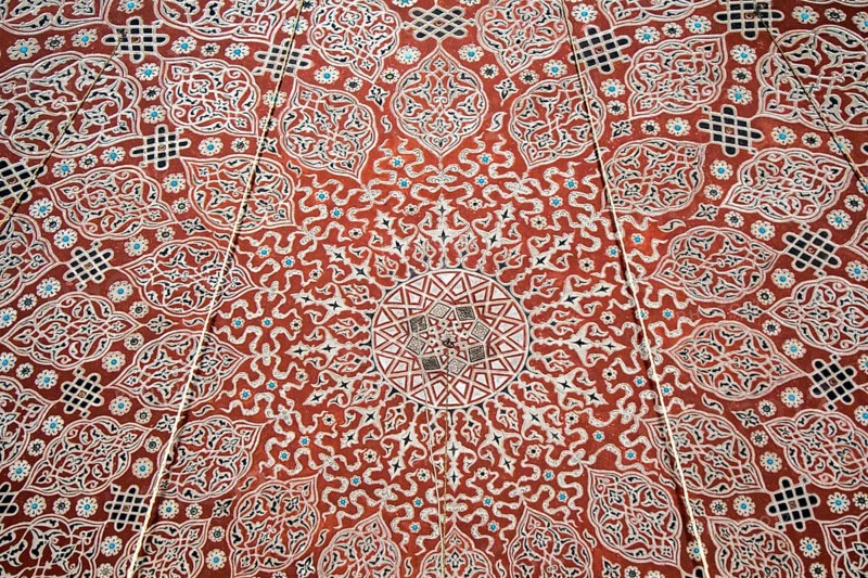 Floral art pattern example of the Ottoman time