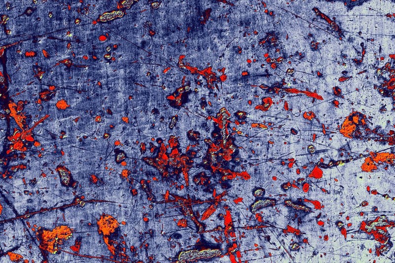 Old rusty corroded metal as abstract background texture